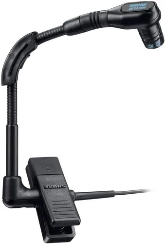 Vista 3 de Shure Micrófono inalámbrico BETA 98H/C - Micrófono de instrumento en miniatura con conector TA4F Mini XLR de 4 pines, condensador cardioide, clip
