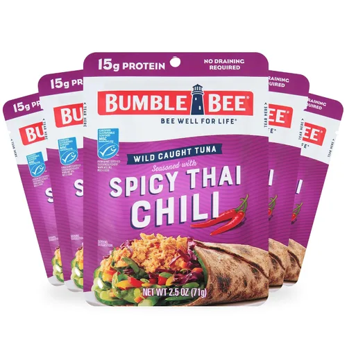 Vista 19 de Bumble Bee - Bolsa de atún sazonado con ajo asado y hierbas, 2.5 onzas