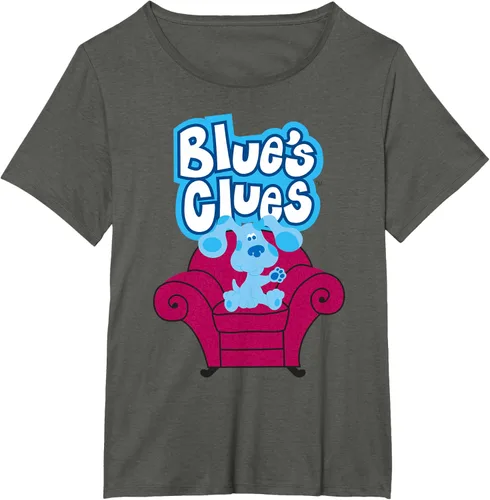 Vista 46 de Camiseta Blue's Clues On Red Sofa Negro