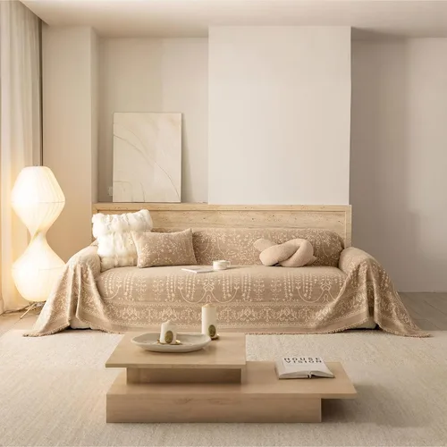 Vista 27 de VClife Funda para silla con acento azteca bohemio de 59 x 71 pulgadas, funda reversible y lavable de felpilla para sillón, color marrón castaño