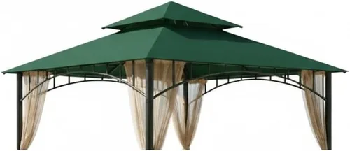 Vista 14 de Garden Winds Cubierta superior de toldo de repuesto para cenador de veranda de verano - Riplock 350 - Beige