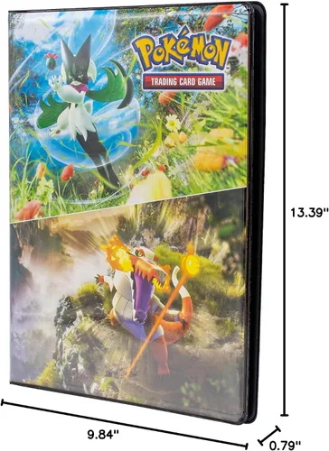 Vista 3 de Cartera de 9 bolsillos Scarlet & Violet Skeledirge, Meowscarada y Quaquaval para Pokémon