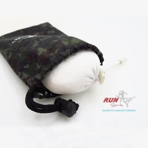 Vista 5 de RUNTOP Bolsa de tiza recargable de carbonato de magnesio de 2.4 onzas para levantamiento de pesas, entrenamiento de fitness, gimnasia, escalada
