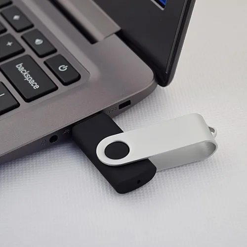 Vista 4 de KOOTION 20 unidades de unidades flash USB de 1 GB, unidades flash a granel, memorias 1G, unidades de pulgar giratorias 2.0, negro, paquete de 20