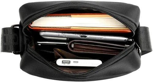 Vista 5 de Aisinivo Bolso de mensajero Bolsos de hombro Bolsos y bolsos de hombre Bolsos cruzados pequeños para hombres Bolsa de viaje