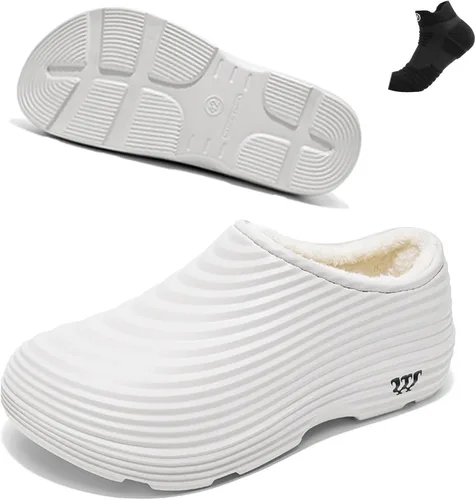 Vista 11 de Armadillo Shoes Zuecos para hombre y mujer, zapatos de chef Armadillo, antideslizantes, cómodos para invierno