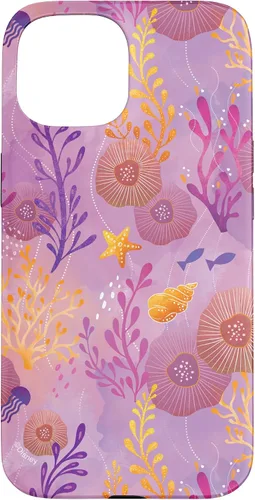 Vista 6 de Funda para iPhone 16 Disney The Little Mermaid Ariel Under the Sea Ambiance