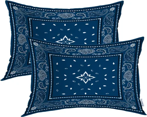 Vista 84 de Batmerry Fundas de almohada de bosque de arce otoñal, casas de sillas de madera, hojas amarillas, fundas de almohada decorativas, impresión digital