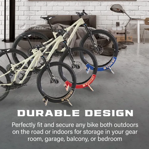 Vista 6 de Ninja - Soporte de bicicleta MTB, soporte de bicicleta Performance Stoke, soporte ajustable para bicicleta de carretera, grava, BMX, montaña