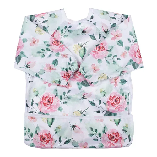 Vista 21 de Babero Camisa de manga larga con bolsillo para bebés de 1 a 3 años (Animal Forest)