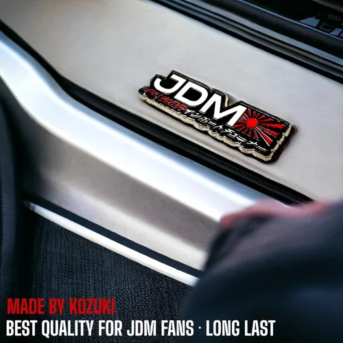 Vista 3 de Pegatina de metal JDM de anime para coche y portátil