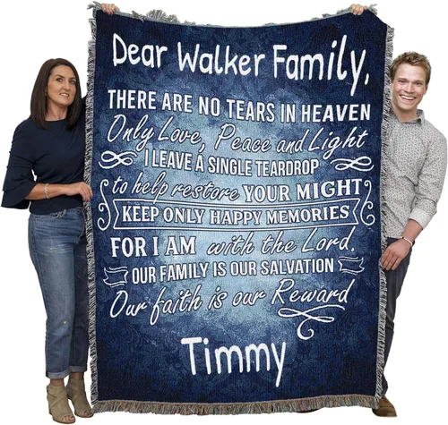 Vista 25 de Pure Country Weavers Manta con texto en inglés «Wherever A Beautiful Soul Has Been, There is A Trail of Beautiful Memories», tapiz de regalo