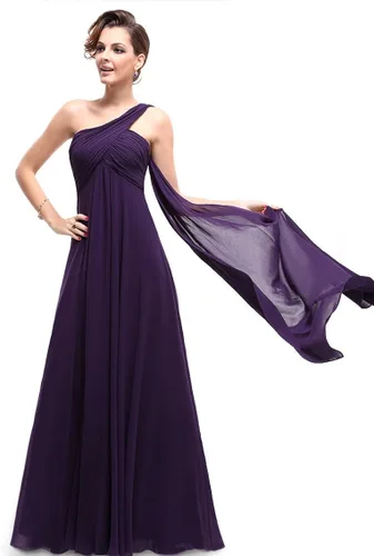 Vista 7 de Ever-Pretty Vestido de noche de un solo hombro para mujer 09816