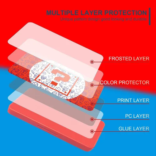 Vista 2 de Game Card Case for Nintendo Switch Games, Slime and Portable Carrying Storage Travel Box with 24 Card Slots, Hard Shell Protective and Durable