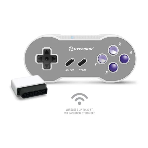 Vista 3 de Hyperkin "Scout" Premium BT Controller for Super NES PC Mac Android (Includes Wireless Adapter)