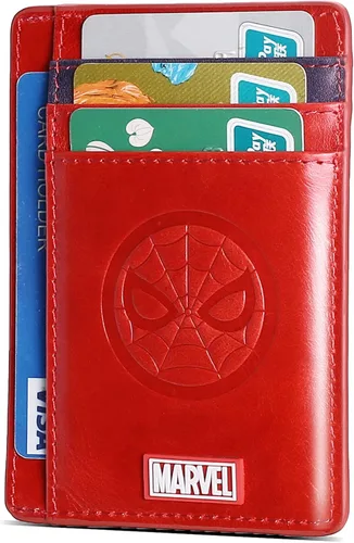 Vista 2 de IRON SPIDER Cartera, monocapa, doble pliegue, Araña roja, Marvel Hero