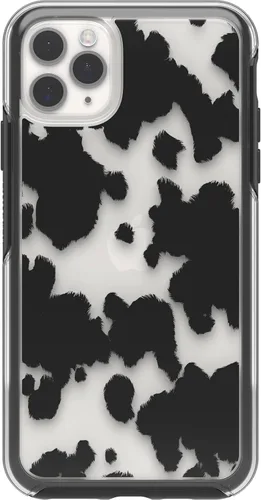 Vista 2 de OtterBox Funda para iPhone 11 Pro Max y iPhone Xs Max Symmetry Series - Estampado de vaca, ultra suave, compatible con carga inalámbrica, bordes