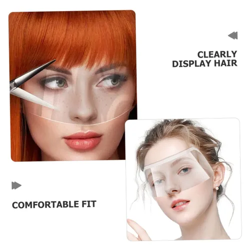Vista 7 de 50 protectores de ojos para corte de pelo, visera transparente para maquillaje, ducha, salón, ajuste cómodo, protector de ojos para corte de cabello