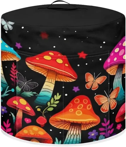 Vista 45 de DISNIMO Angry - Funda para freidora de aire para arrocera, protección contra el polvo, cubierta aislada para electrodomésticos de cocina con asa