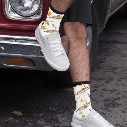 Vista 5 de Calcetines divertidos y casuales para hombres y mujeres