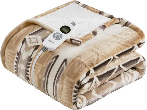 Vista 10 de Woolrich - Manta eléctrica de felpa Sherpa de 50 x 60 pulgadas, térmica Ciervo