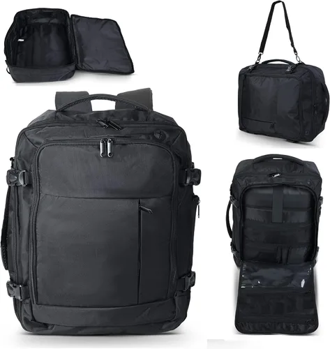 Vista 6 de Bolsas de equipaje para debajo del asiento de 18 x 14 x 8 pulgadas y 17 x 10 x 9 pulgadas para United Airlines o American Airlines, Spirit, Frontier