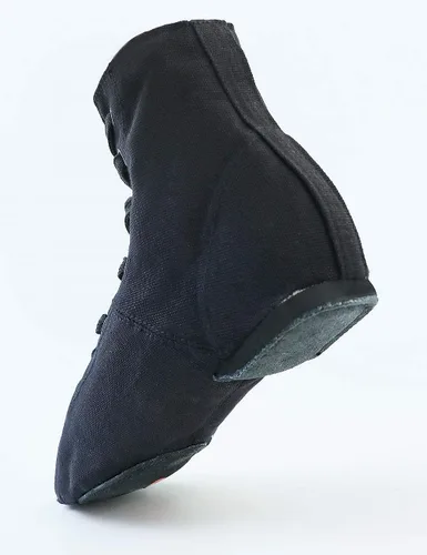 Vista 3 de Daydance Botas de jazz con cordones hasta el tobillo para niños, niñas, niños, mujeres, adultos