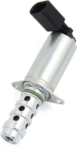 Vista 2 de uxcell Control de aceite VVT válvula variable válvula solenoide de sincronización para Audi A3 4 puertas 2006-2008 A4 2005-2009 para VW GTI Golf R