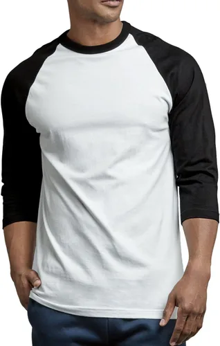 Vista 4 de TOP PRO Camiseta de béisbol de manga 34 para hombre