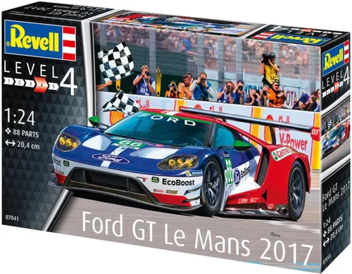 Vista 12 de Revell RV07041 2017 Ford Gt - Kit de modelo Le Mans, varios