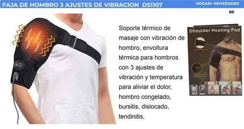 FAJA DE HOMBRO 3 AJUSTES DE VIBRACION DS de KROMBI