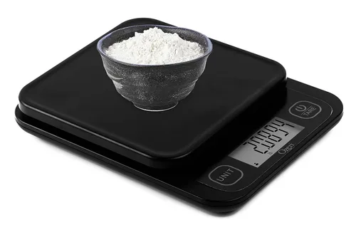 Vista 4 de Ozeri Báscula de jardín y cocina II, con tecnología de graduación variable 420® de 0.1 g (0.005 oz) Measures most delicate garden herbs and greens