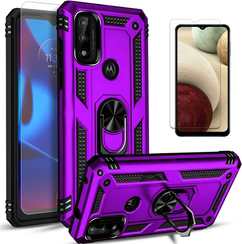 Vista 9 de STARSHOP Funda compatible con Moto G Pure, con protector de pantalla de vidrio templado incluido, protección contra caídas de grado militar a prueba