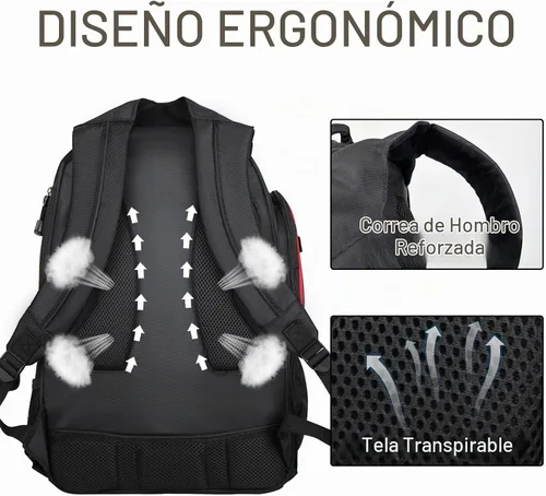 Vista 4 de WOLT Mochila ecuestre profesional para equitación, bolsa de equipo con soporte para casco y múltiples compartimentos
