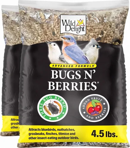 Vista 24 de Wild Delight 099127 Bugs N' Berries - Alimento para pájaros silvestres, 4.5 libras