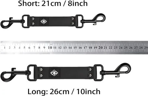 Vista 7 de Paquete de 2 clips de seguridad de doble extremo para collar de púas impermeables para collar de púas y arnés de perro