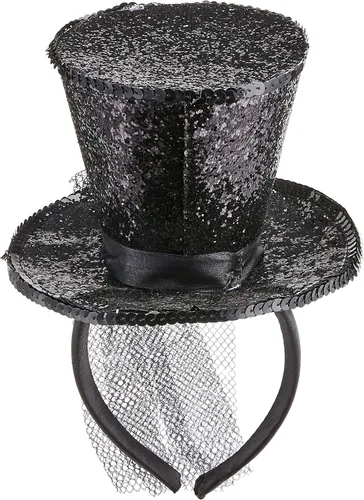 Vista 2 de Fever - Mini sombrero negro para mujer