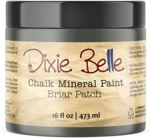 Vista 135 de Pintura para muebles con acabado de tiza Dixie Belle Paint Company - Amatista (4oz) - Pintura mineral de tiza chic púrpura profundo mate