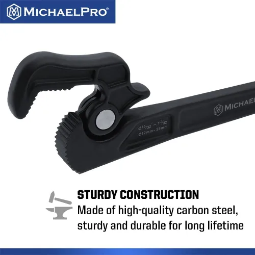 Vista 5 de [Usado] MichaelPro Llave de tubo autoajustable, Llave de tubería multifunción ajustable de 8 pulgadas, llave de plomería con diámetro de sujeción