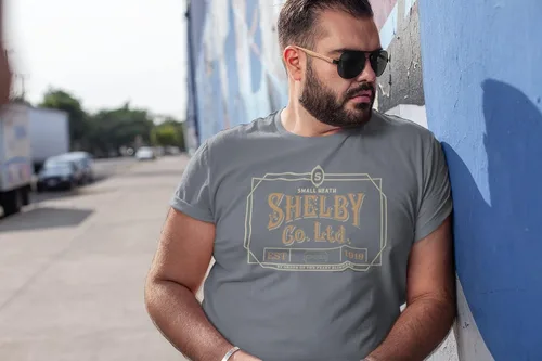 Vista 4 de Pop Threads Peaky Blinders Shelby Merchandise - Camiseta unisex para hombres y mujeres