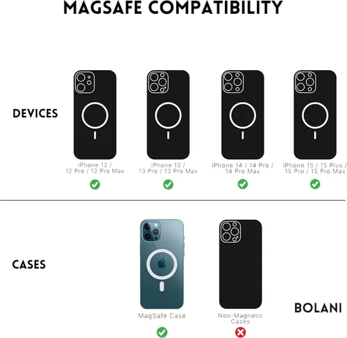 Vista 8 de MagSafe - Botella de agua de acero inoxidable aislada de 24 onzas compatible con iPhone + adaptador de montaje para teléfono iPhone – Botella