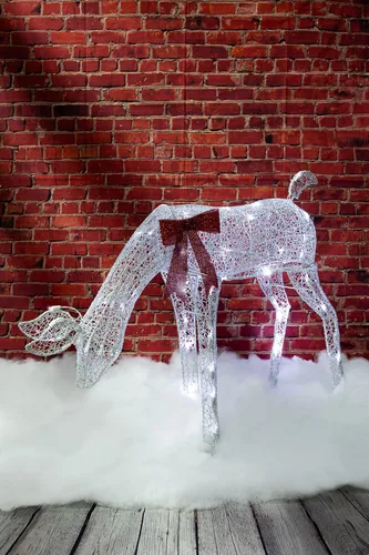 Vista 4 de Brite Star - Muñeco de nieve iluminado de 6 pies, con sombrero y bufanda