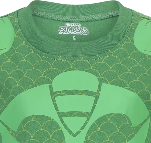 Vista 3 de PJ Masks Catboy or Gekko - Conjunto de camiseta y pantalón deportivo para niños pequeños y niños pequeños, azulazul marino o verdenegro