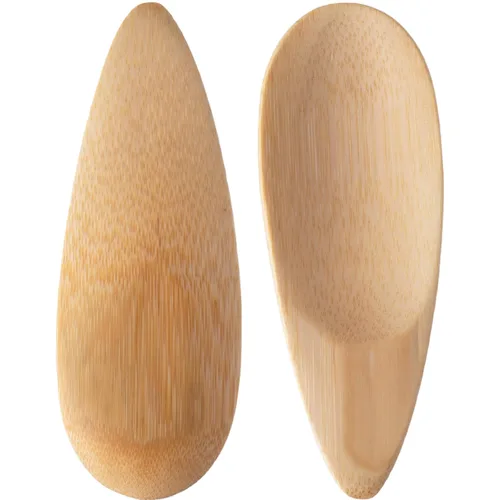 Vista 12 de SmallCat Aplicadores desodorantes, aplicador de crema de bambú, espátula de maquillaje multifuncional, mini cuchara para barro de arcilla cosmética