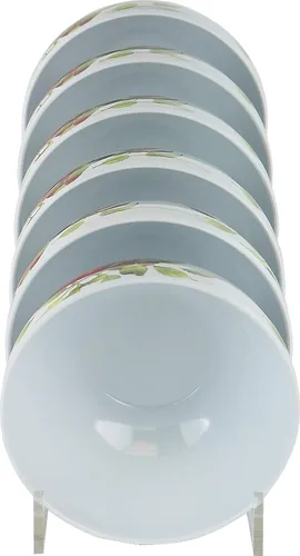 Vista 9 de Reston Lloyd Calypso Basics - Juego de 6 cuencos de cereales 100% melamina sin BPA, resistentes a roturas, aptos para lavavajillas, cuencos de apples