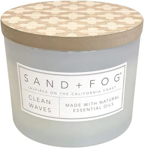 Vista 36 de Sand + Fog Vela perfumada - Chai – Aromas adicionales y tamaños – Mecha 100% de algodón sin plomo - Velas de lujo en frasco para refrescar el aire