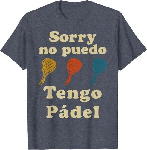 Vista 42 de Funny I Have Padel Player Sport en Español Camiseta Hombre