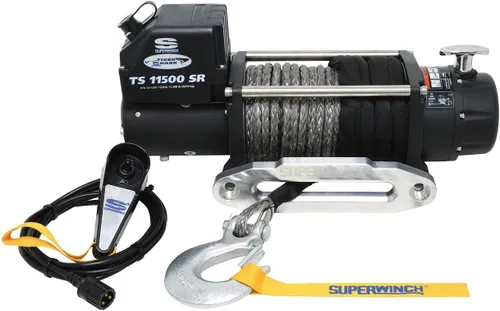 Vista 14 de Superwinch 1595200, Tiger Shark de 9.5, Torno de 12 voltios, 9,500 Libras de Capacidad con Guía de Rodillo