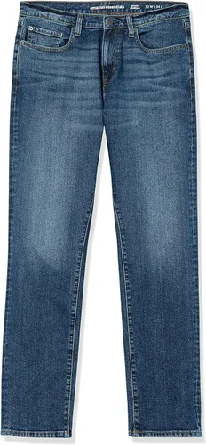 Vista 4 de Tienda Essentials - Jeans elásticos de ajuste atlético para hombre
