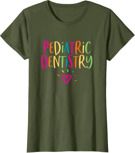 Vista 54 de Pediatric Dentistry - Camiseta de manga corta para dentista